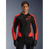Alpinestars Viper Air V4 Motorrad Textiljacke, rot/schwarz, XL