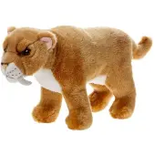 Beppe Plüschtiger mit Säbelzähnen, 33 cm, realistisch