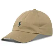 Ralph Lauren Unisex für Kinder. 323552489002 Beigefarbene Chino-Mütze aus Baumwolle (OSFA), Lässig, Kinderbekleidung