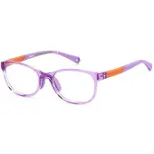 Polaroid Kids Kind PLD D834 789 Rahmen von BRILLEN Plastik Lila Quadratisch