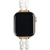 IDEAL OF SWEDEN Beaded Watch Band für Apple Watch | 38/40/41/42 mm - Classy White Pearl
