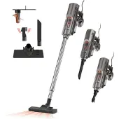 Solac Turbobat 600, 2-in-1-Stabstaubsauger, Beutellos, Edelstahl, Trocken, HEPA, Zyklonal