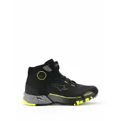 Alpinestars CR-X Drystar Motorradschuhe Black Dark Gray Yellow Fluo