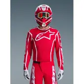 Alpinestars Fluid Apex Motocross Jersey, rot/weiß, XL