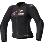 Alpinestars Stella SMX Air Schwarz Gelb Rosa Jacke Größe M