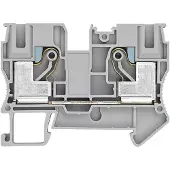 Siemens 8WH6000-0AJ00 Durchgangsklemme IPO-Technik, 10mm2 Breite 10,0mm, grau 1000V 2 Schlusspunkte 8WH60000AJ00 - 50 Stück