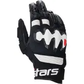 Alpinestars Halo Leather Schwarz Weiß Handschuhe Größe XL