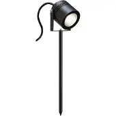 LCD Erdspießstrahler LED Schwarz 15W Warmweiss IP65 50x9,5cm 5014