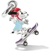 Thomas Sabo CC1346-664-7 Connect Charm Snoopy auf Skateboard 925 Silber