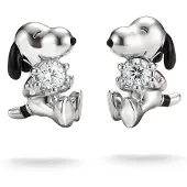 Thomas Sabo H2348-691-14 Damen-Ohrringe Ohrstecker Snoopy mit weißen Zirkonia