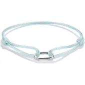 Thomas Sabo Textilarmband türkis Connect Silber