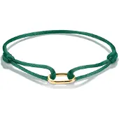 Thomas Sabo C1210-413-34-L24V Textilarmband Connect Vergoldet Grün