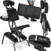 TecTake Massagestuhl klappbar 80 x 50 x 105 cm
