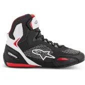Alpinestars Faster 3 Rideknit Schuh schwarz/weiß/rot 8 HerrenReplica8 - Motorradbekleidung - Motorradstiefel & -schuhe