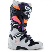 Alpinestars Tech 7 Stiefel Black Lght Gry Orng Fl Magenta