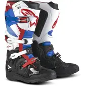 Alpinestars Honda Tech 7 Enduro Drystar Stiefel Black White Blue Bright Red, Größe: 6
