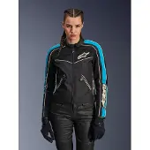 Alpinestars Stella T-Dyno Air Jacke Black Light Blue Ecru