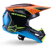 Alpinestars AlpinestarsS-M3FraySchwarzBlauOrangeMotocrosshelm Größe M