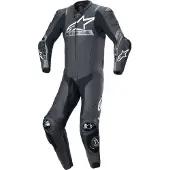 Alpinestars Missile V2 Lederkombi Ward 1-Teiliger Black Metallic Gray, Größe: 56