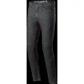 Alpinestars Cerium Jeans Tech Motorradhose Black Washed, Größe: 36