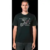 Alpinestars CSF T-Shirt MX Helm Black, Größe: XL