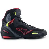 Alpinestars Faster-3 Rideknit Schuhe Black Red Yellow Fluo
