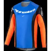 Alpinestars Racer Melt Jugend-Trikot 2025 Orange Blue