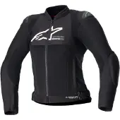 Alpinestars Stella SMX Air Perforierte Damen Motorrad Textiljacke, schwarz, M