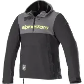 Alpinestars Sherpa Motorrad Textiljacke (Black/Grey/Yellow,L)