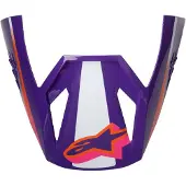 Alpinestars S-M3 Heat Visier White Purple Pink Glossy, Größe: One Size