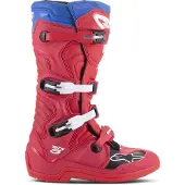 Alpinestars Tech 5 Stiefel Bright Red Dark Red Alpine Blu
