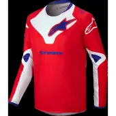 Alpinestars Racer Veil Jugend-Trikot 2025 Bright Red White