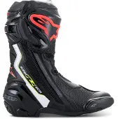 Alpinestars Supertech R Stiefel Black White Red Flu Yellow Flu