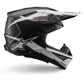 Alpinestars Supertech S-M10 Ampress Helm ECE 22.06 Schwarz Weiß Matt Größe XL
