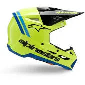Alpinestars SM3 Radium Jugend-Motocross-Helm, gelb/schwarz, Y/L (52/53)