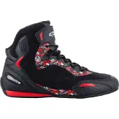 Alpinestars FQ20 Faster-3 Rideknit Schuhe Black Bright Red, Größe: 8.5