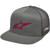 Alpinestars 3D Ageless Trucker Hut Grey Red, Größe: One Size