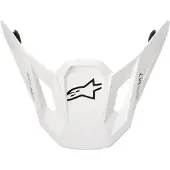 Alpinestars S-M7 Solid Visier White Glossy, Größe: One Size