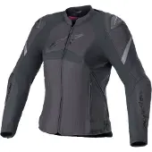 Alpinestars Stella T-GP Plus R v4 Damen Motorrad Textiljacke, schwarz, S