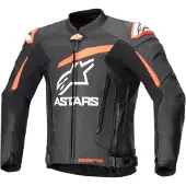 Alpinestars GP Plus V4 Lederjacke Schwarz Rot Fluo Weiß Größe 52