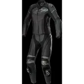 Alpinestars Stella Gp Plus 2-Teiler Motorrad Lederkombi Schwarz Metallic Grau Größe 46