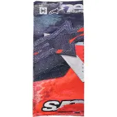 Alpinestars Buff Ignite Halsrohr Black Bright Red, Größe: One Size