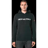Alpinestars Linear Wordmark V3 Kapuzenpullover Black White Red