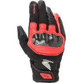 Alpinestars Honda SMX Z Drystar Handschuhe Black Bright Red