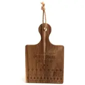Amadeus Brett rechteckig kleine Pause - Braun Rechteck Holz 28x18 cm
