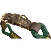 Hunter Halsband Malia M (55), dunkelgrün/dunkelbraun