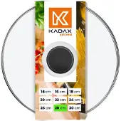 Kadax Cover Hitzebeständiges Glas für einen 28-cm-Topf