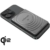 CubeNest Magnetische drahtlose Qi2 Powerbank SlimDual 5000 mAh SQ1B3D schwarz Magsafe-kompatibel