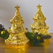 3Pagen Tischleuchte in Tannenform Weihnachtsbaum Tannenbaum leuchtend Dekoration