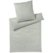 Elegante Interlock Jersey Bettwäsche Twine Kissenbezug einzeln 40x80 cm salbei